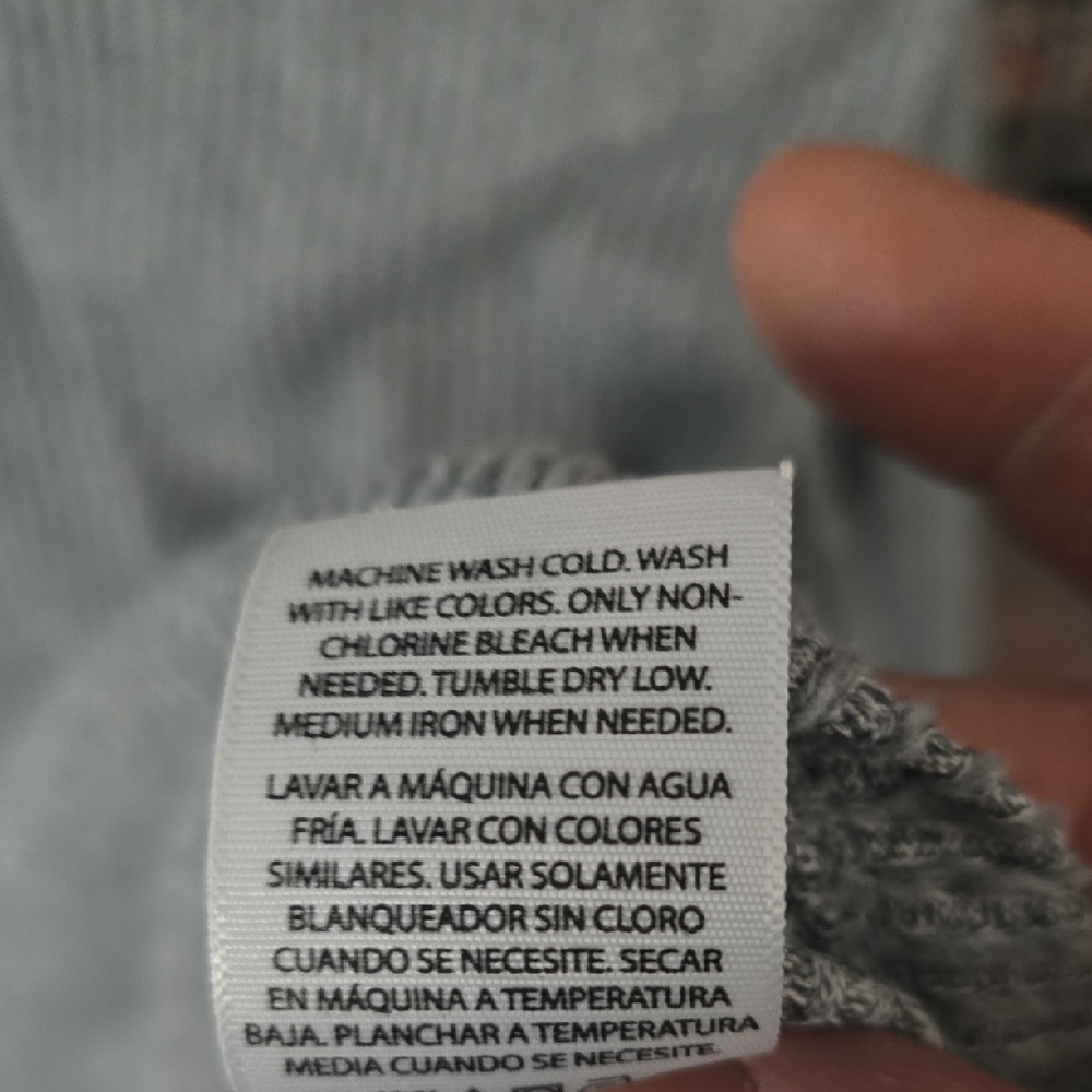 Terra & Sky Women's Light Gray Cowl Neck Sweater, 3X - Picture 5 of 10